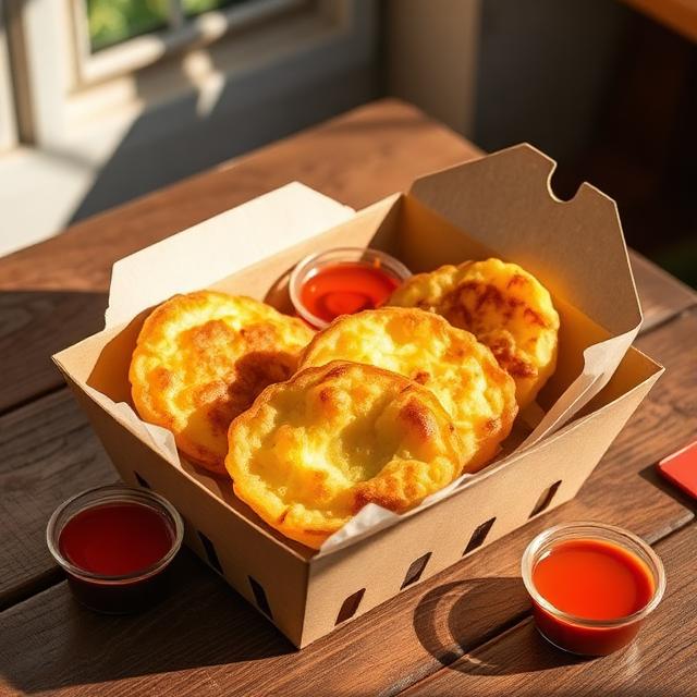 Duo Box: Clásicos + Cerdo para compartir, 2 salsas.
